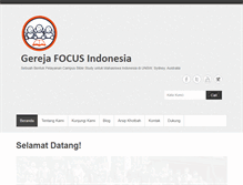 Tablet Screenshot of gerejafocusindonesia.org